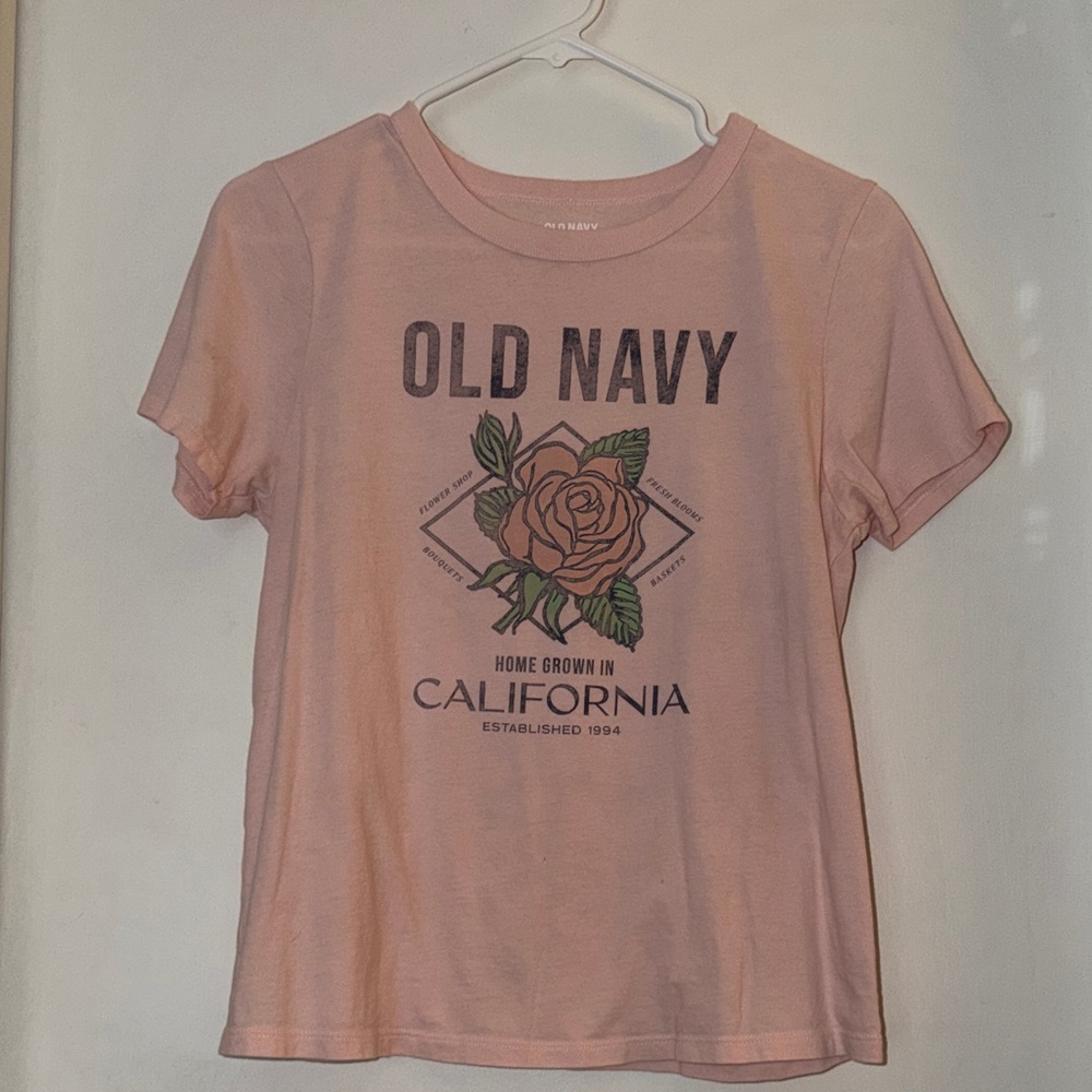 Old Navy Light Pink Graphic Tee for Kids